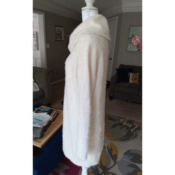 Lou & Grey  LaShout Cowl eyelash Sweater dress white/cream Coastal boho  cozy - Picture 3 of 8